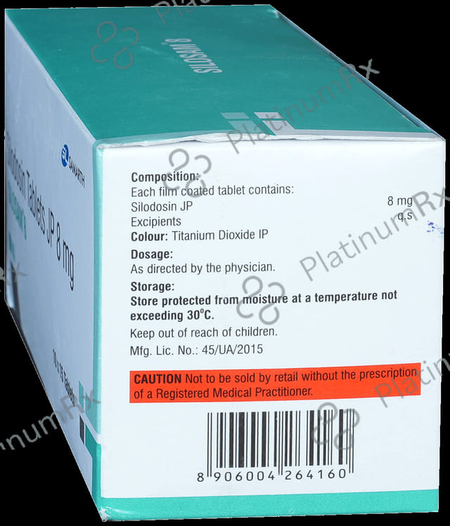 Silosam 8mg Tablet 15s