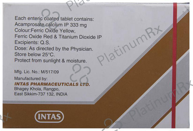 Acamptas 333mg Tablet 6s