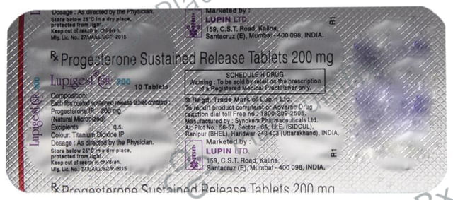 Lupigest SR 200mg Tablet SR 10s