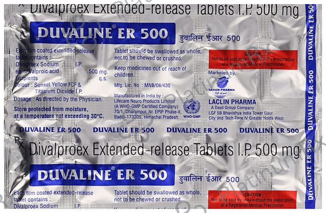 Duvaline ER 500 Tablet