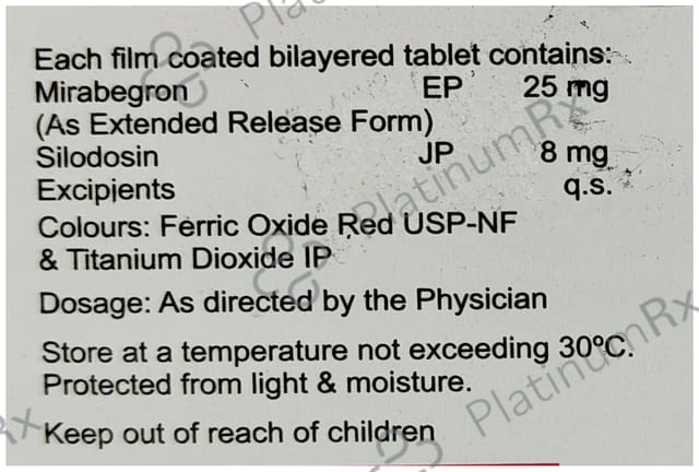 Rapilif M 25/8mg Tablet ER 10s