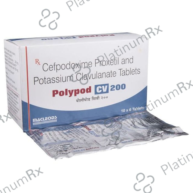 Polypod CV 200/125mg Tablet 10s