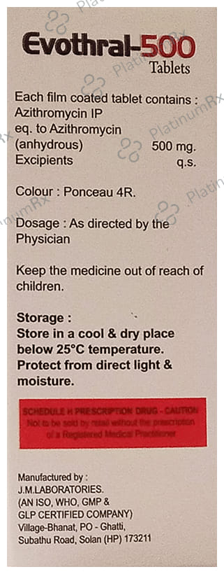 Evothral 500 Tablet
