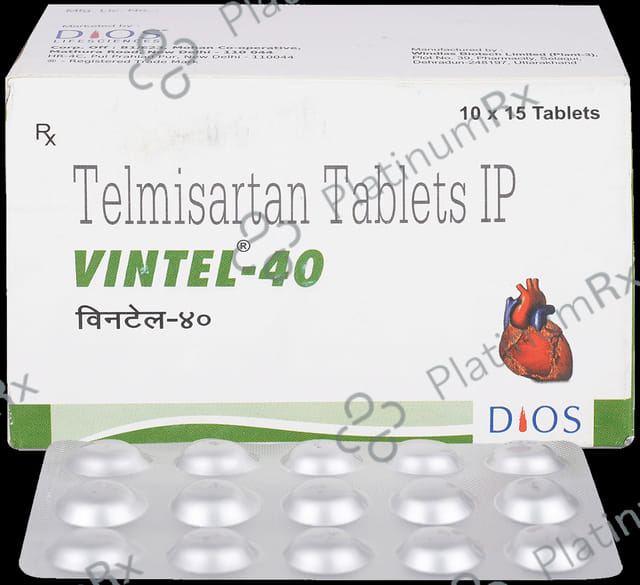 Vintel 40mg Tablet 15s