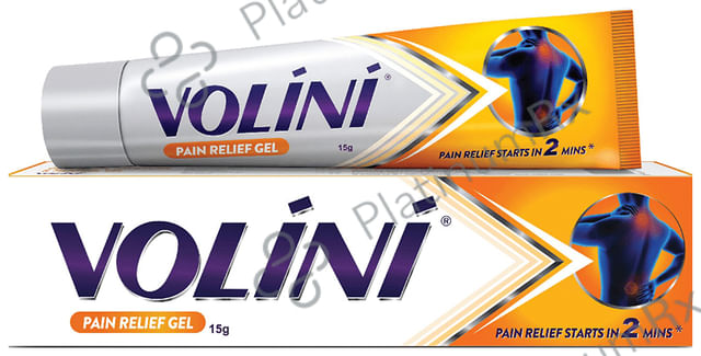 Volini Pain Relief Gel for Sprain, Muscle, Joint, Neck & Low Back Pain 15 gm