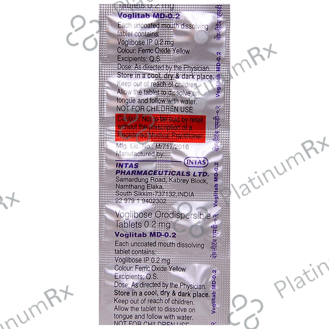 Voglitab MD 0.2 Tablet