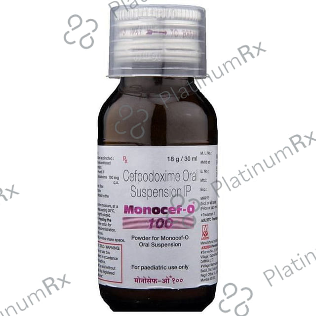 Monocef-O 100 Powder for Oral Suspension