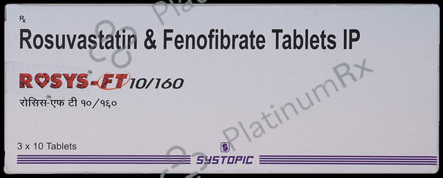 Rosys FT 10/160mg Tablet 10s