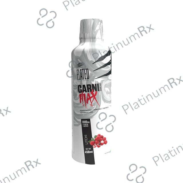 Elated Sports Science Carni Max with L-Carnitine L-Tartrate for Weight Loss - Flavour Litchi