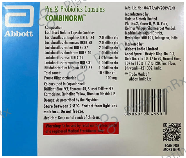 Combinorm Capsule 15s