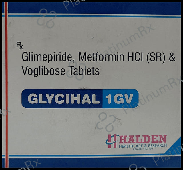 Glycihal 1GV Tablet SR 15s