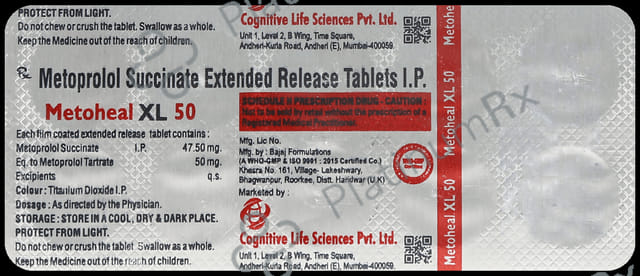 Metoheal 50mg Tablet XL 10s
