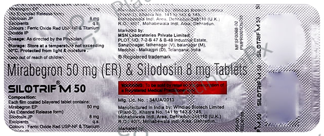 Silotrif M 50/8mg Tablet 10s