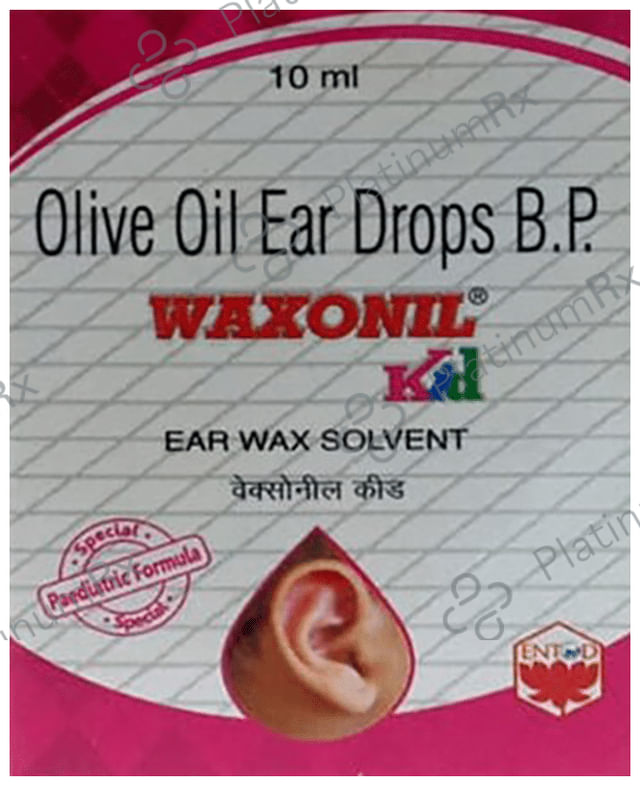 Waxonil Kid Olive Oil Ear Drop - Ear-Wax Solvent
