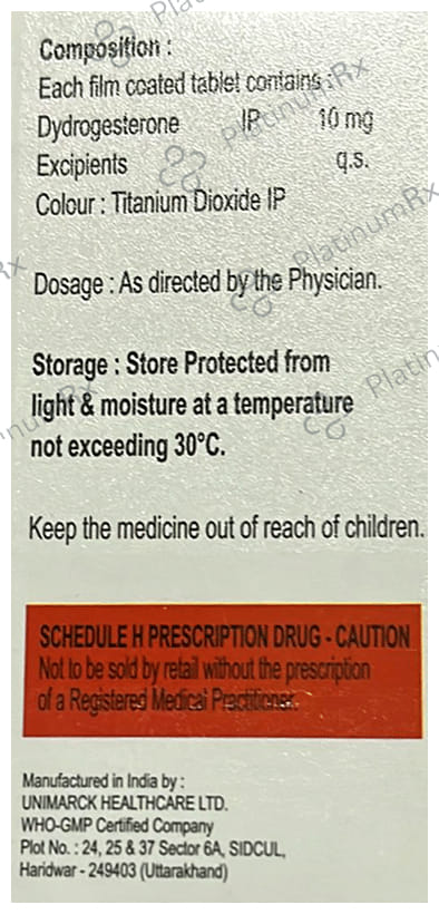 Dydroscan 10mg Tablet 10s