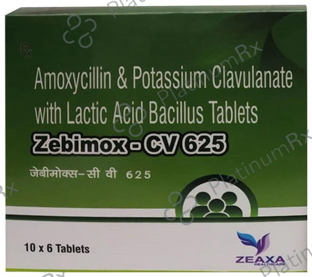 Zebimox-CV 625 Tablet
