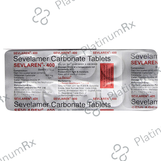 Sevlaren 400mg Tablet 10s