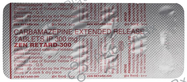 ZEN Retard 300mg Tablet ER 10s