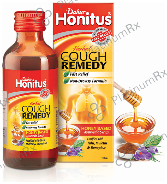 Dabur Honitus Honey Based Cough With Hot Sip Free Syrup 100ml