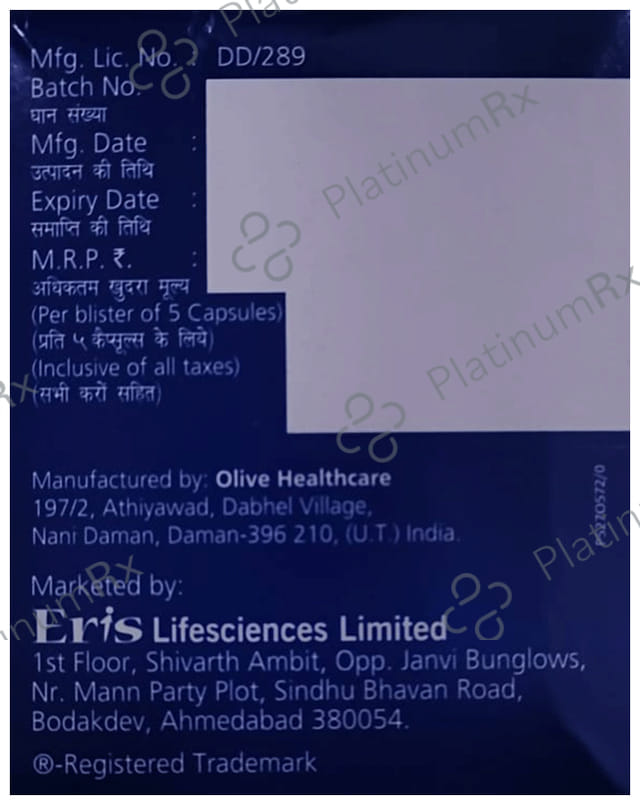 Psorid 100mg Capsule 5s