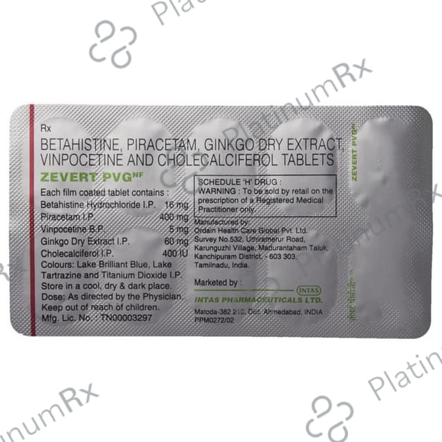 Zevert Pvg NF Tablet 10s