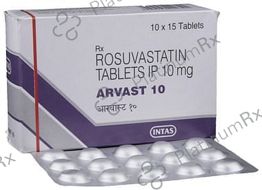 Arvast 10mg Tablet 15s