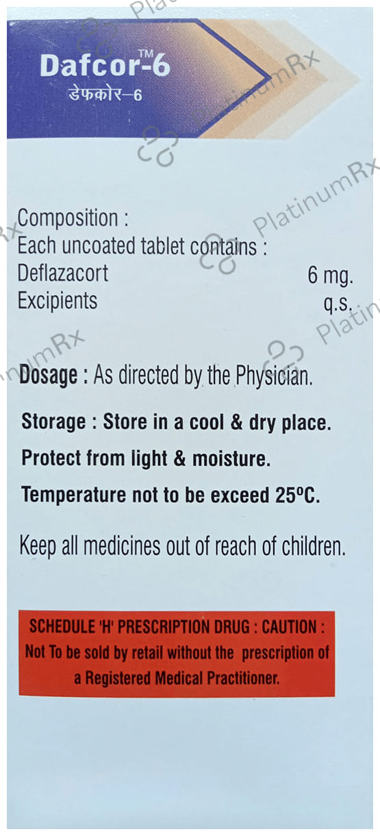 Dafcor 6mg Tablet