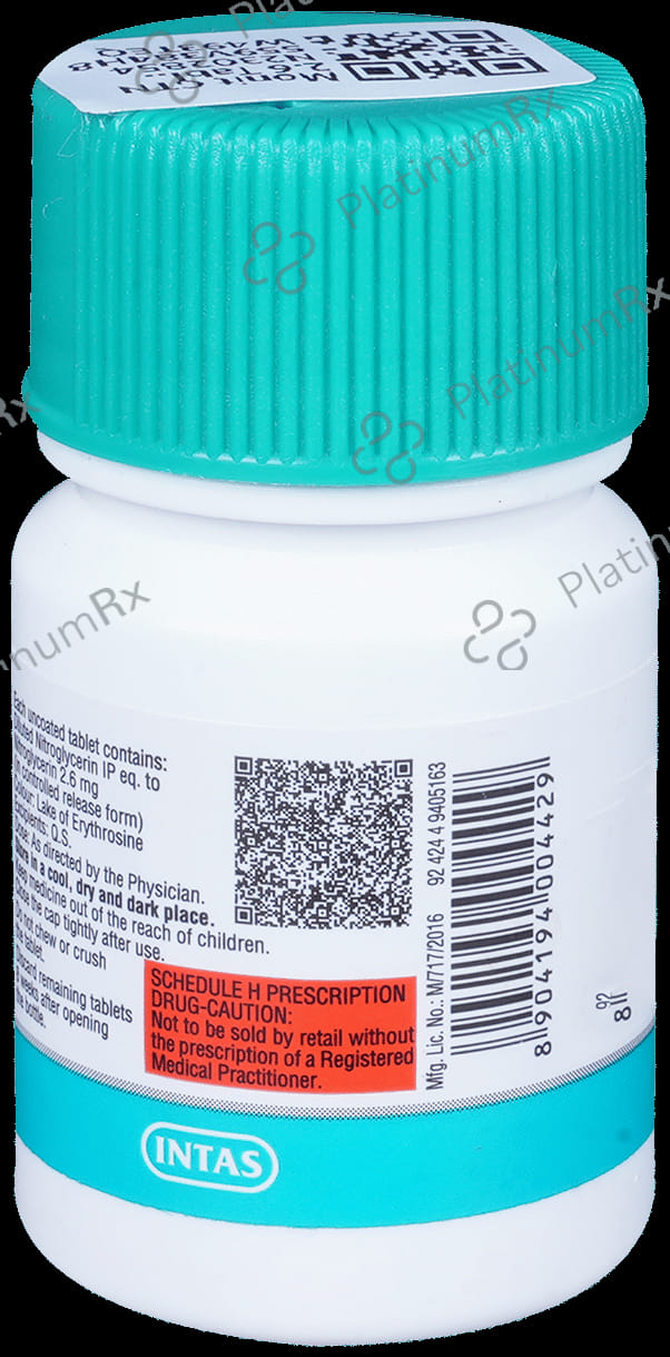 Monit GTN 2.6mg Tablet CR 30s