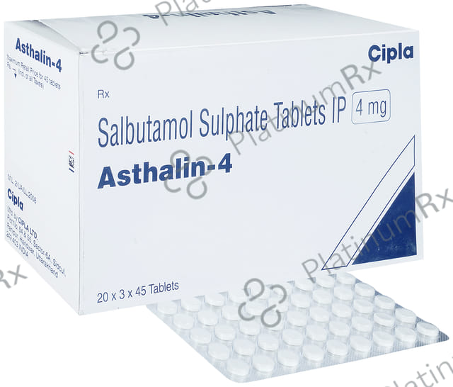 Asthalin 4mg Tablet 45s