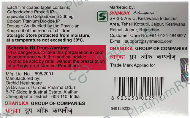 Zoxtil 200mg Tablet
