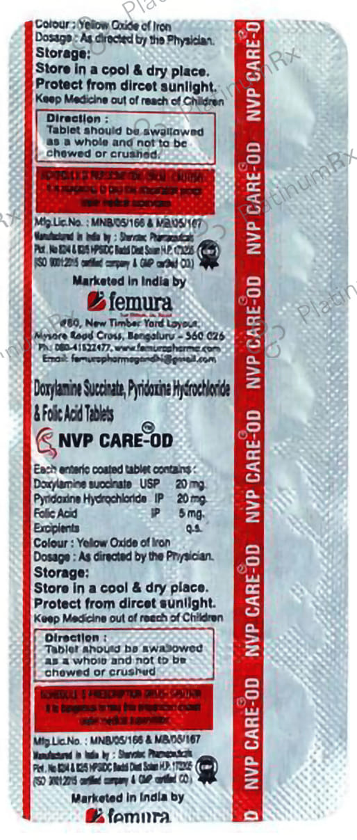 Nvp Care OD 20/20/5mg Tablet 10s