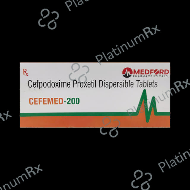 Cefemed 200mg Tablet DT 10s
