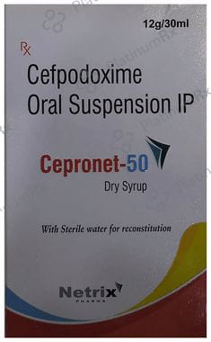 Cepronet 50mg Dry Syrup 30ml