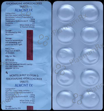 Almont FX 10/120mg Tablet 10s