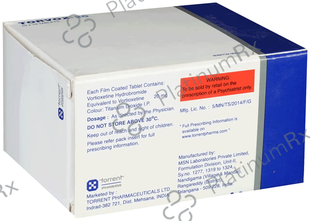 Torvox 20mg Tablet 10s