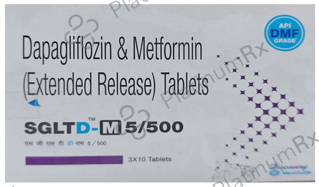 Sgltd M 5mg/500mg Tablet