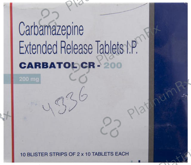 Carbatol CR 200mg Tablet ER 10s