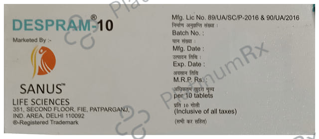 Despram 10 Tablet
