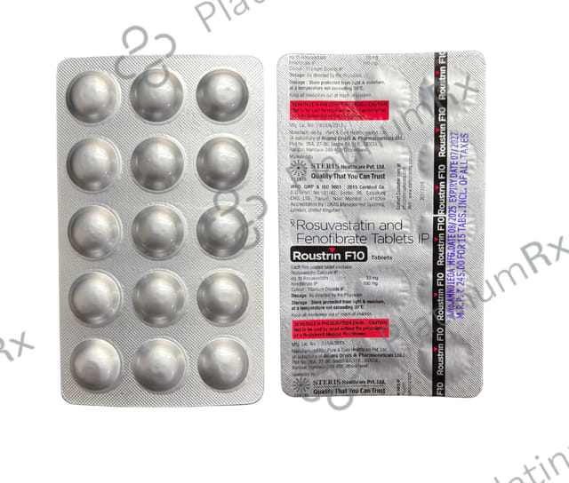 Roustrin F 10/160mg Tablet 10s