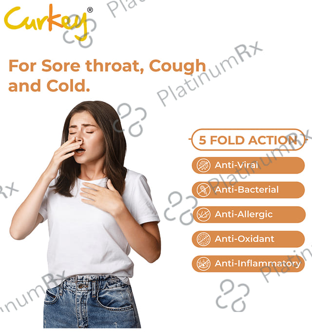Curkey Curcumin 100mg Pastilles Soothing Mint 10s