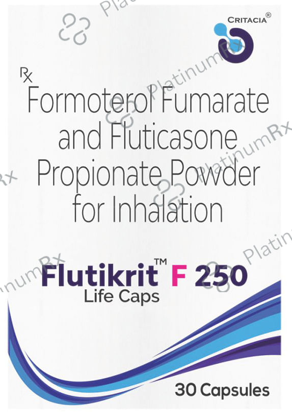 Flutikrit F 250/6mcg Capsule 30s