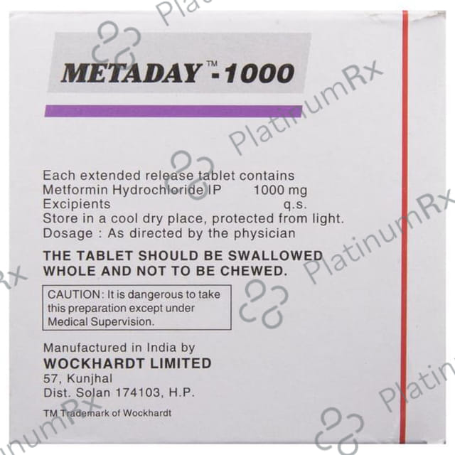 Metaday 1000 Tablet ER