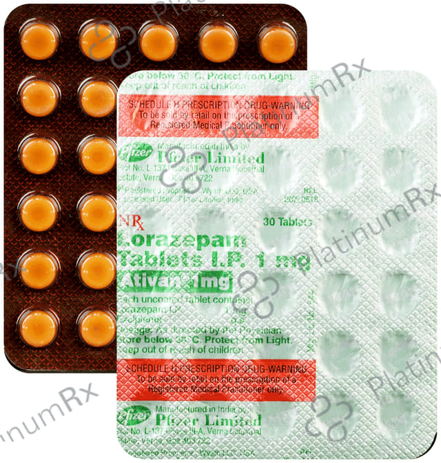 Ativan 1mg Tablet 30s