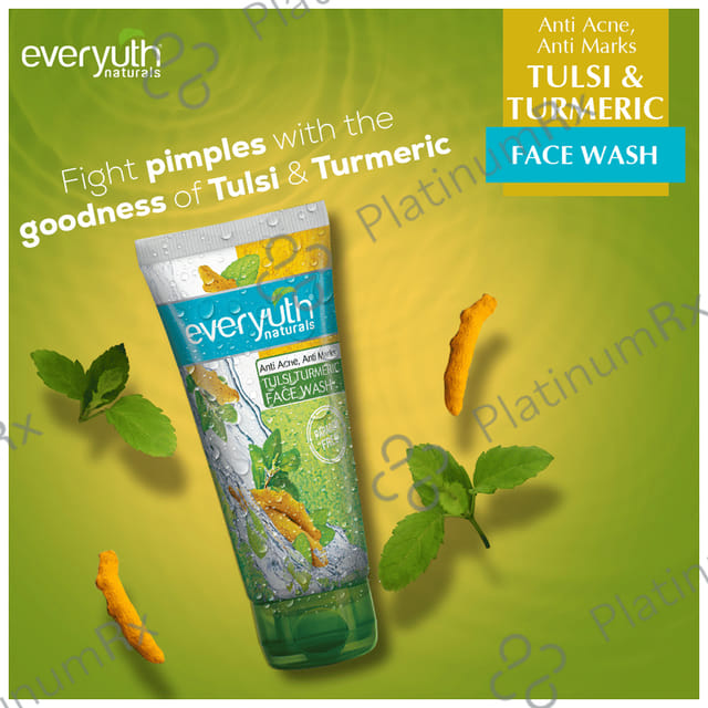 Everyuth Naturals Anti Acne Anti Marks Tulsi Turmeric Face Wash