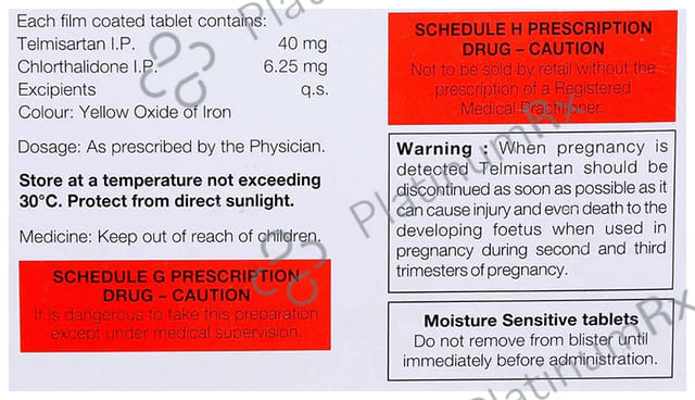 Telpres CT 6.25/40mg Tablet 15s