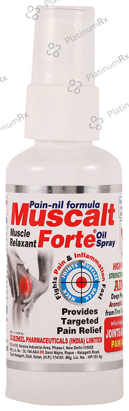 Aimil Muscalt Forte Oil Spray - Relieves Joint & Muscle Pain 30 ml