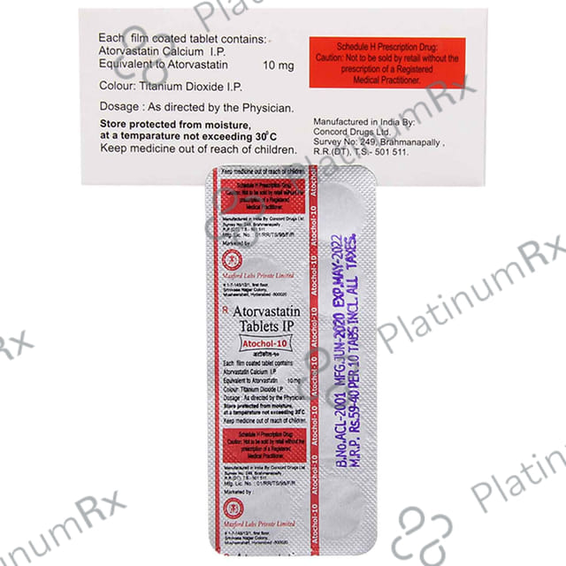 Atochol 10mg Tablet 10s
