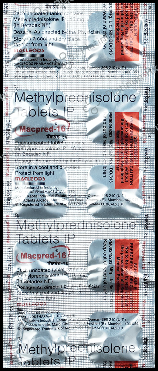 Macpred 16mg Tablet 10s
