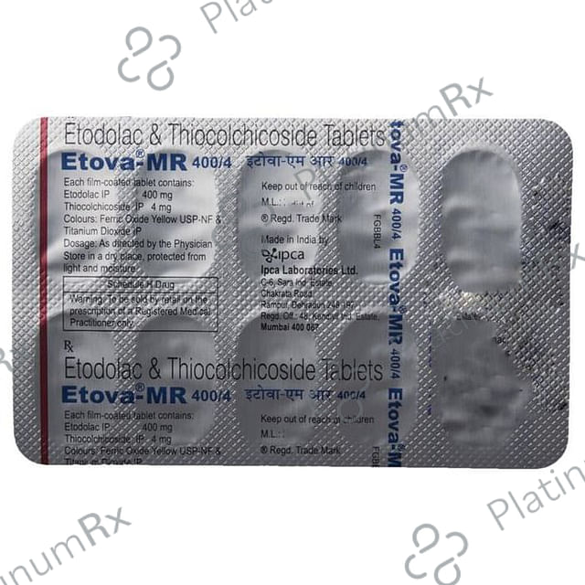 Etova MR 400/4mg Tablet 10s