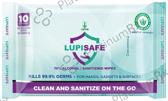 Lupin Lupisafe Sanitizing Wipes 60 wipes